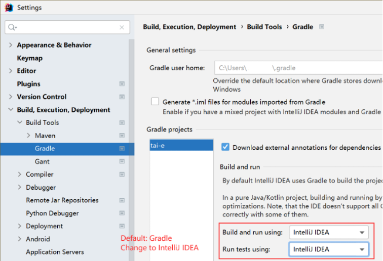 Switch Gradle Integration