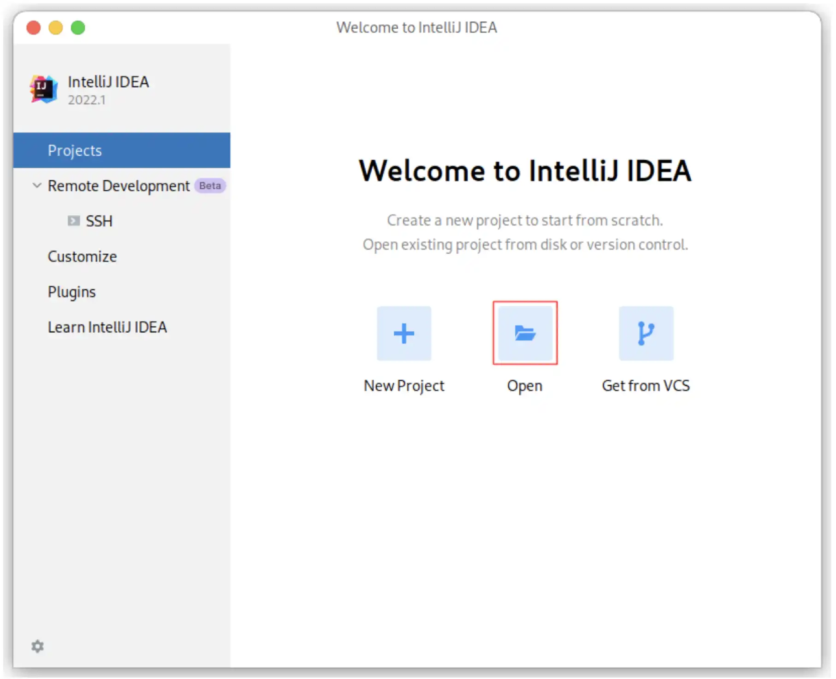 setup in intellij idea 1